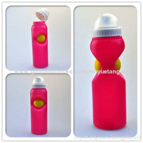 750mL PP Material Red Plastic Water Bottle, Made in China, Measures 7.5 x 26.5cm